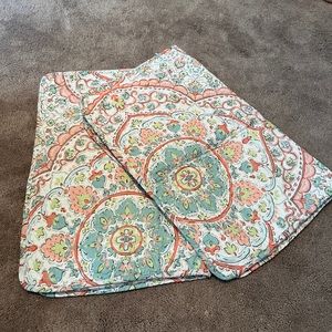 Cynthia Rowley Quilted Pillow Cases (2)